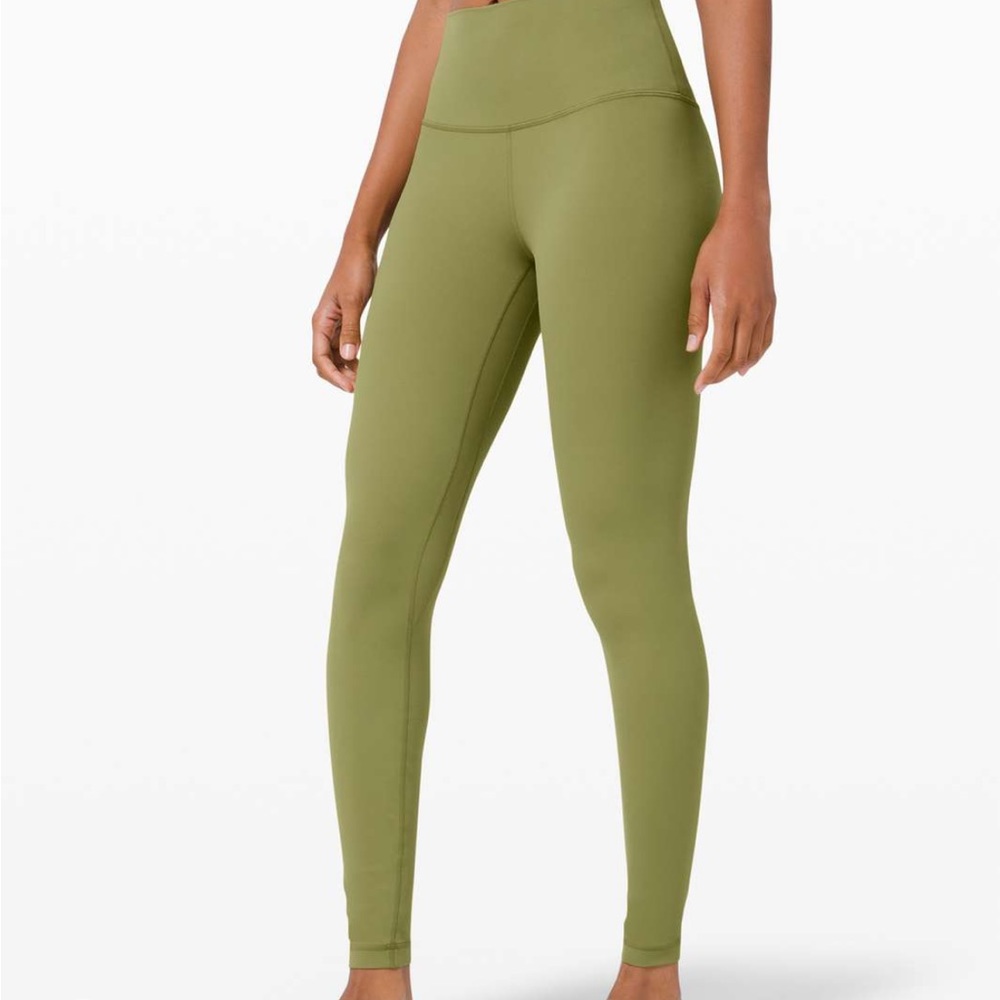 lululemon green align leggings size 2